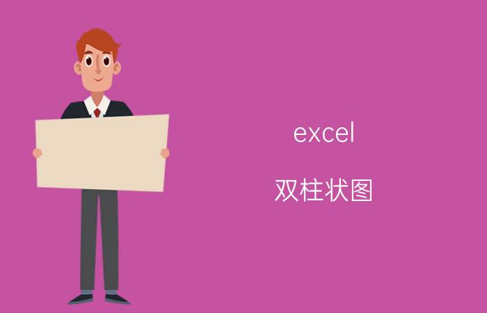 excel 双柱状图